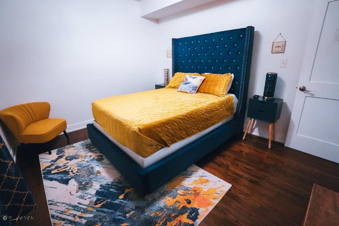 The Blue Golden Luxury Modern 3- Bedroom Apartment In Chicago Zewnętrze zdjęcie