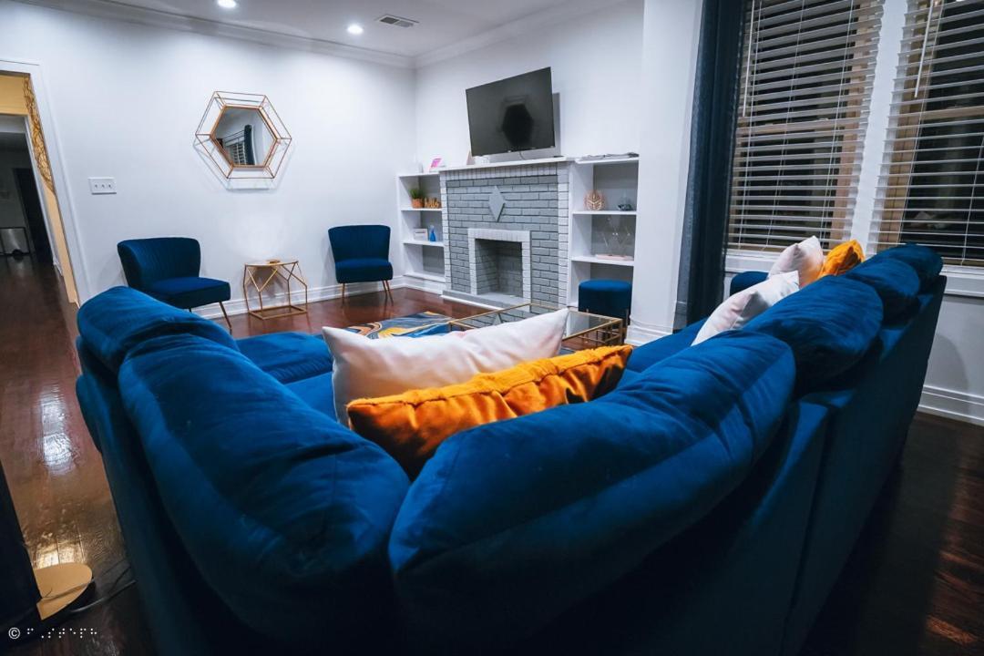 The Blue Golden Luxury Modern 3- Bedroom Apartment In Chicago Zewnętrze zdjęcie